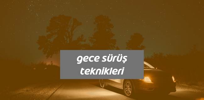 gece sürüş kapak hazır görsel